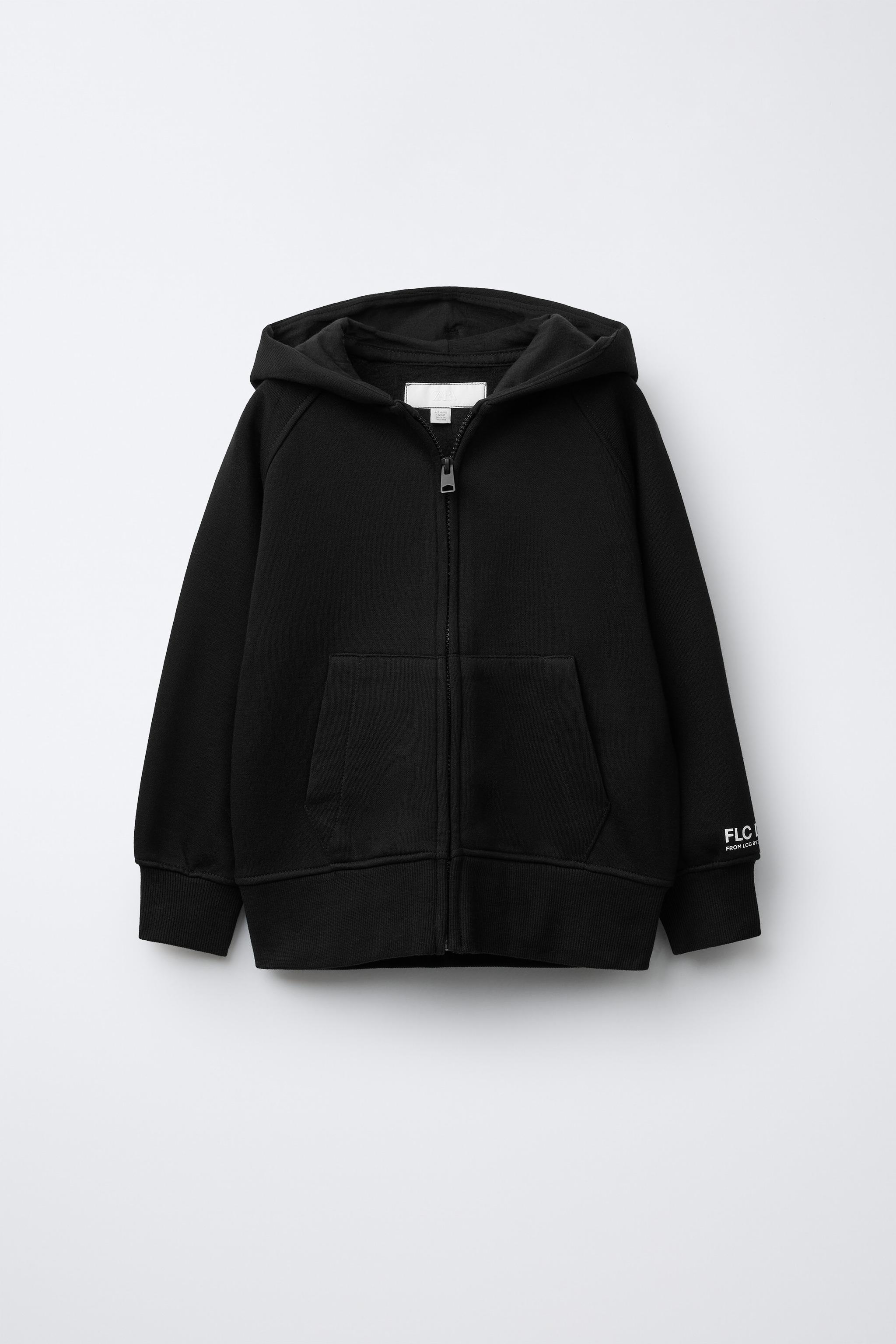 PLUSH ZIPPERED SWEATSHIRT